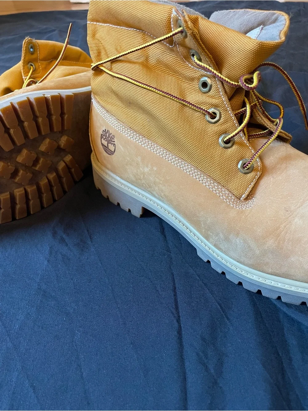 Timberland Tan/Nubuck Work Boots Size USA 11.5 - EU 45.5